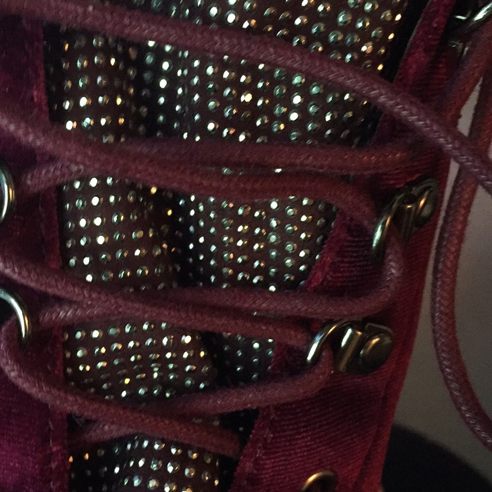 NWT size 8W Sam Edelman embellished combat boots - Picture 5 of 5